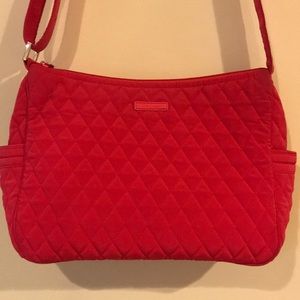 Vera Bradley Red Quilt shoulder bag.